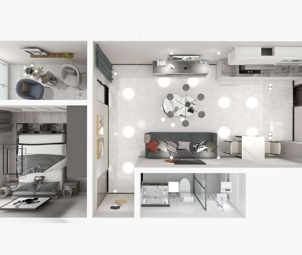 One Bedroom 55SQM Apartment