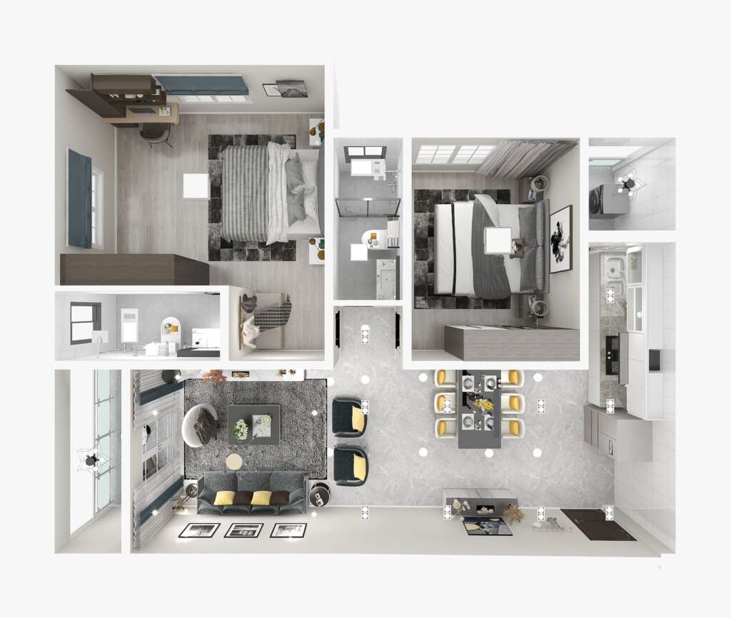 Three Bedroom 140SQM Apartment